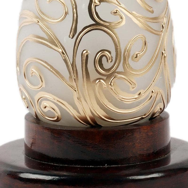 Ripples Glass Table Lamp - Gold,Black media 6