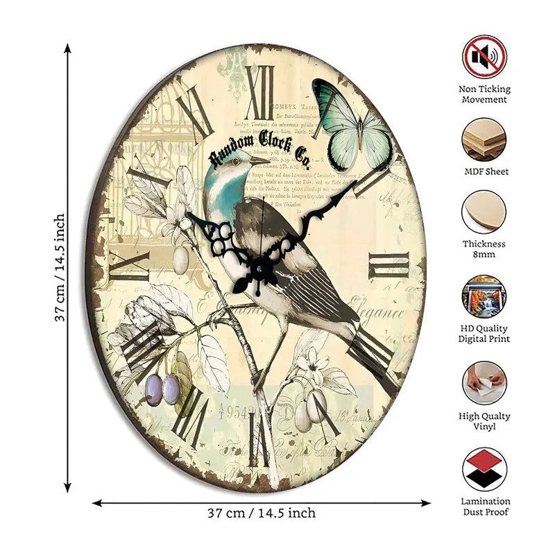 Orya Wood Analog Wall Clock media 8