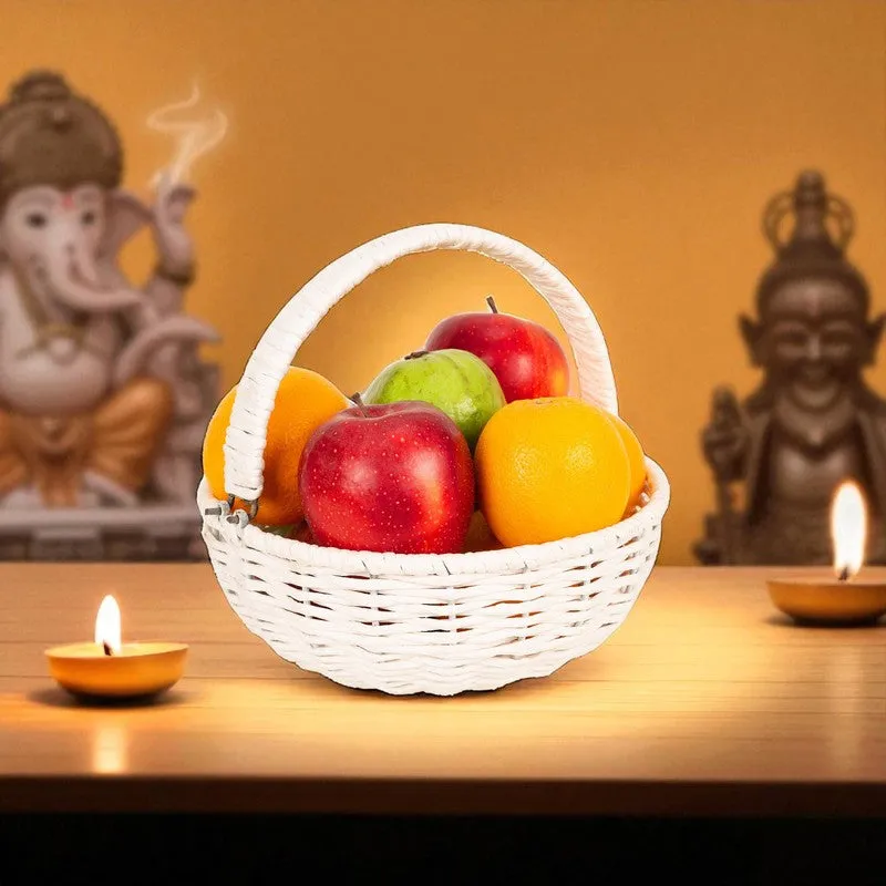 Orchard Aura (Raffia,Metal) Fruit Basket media 1