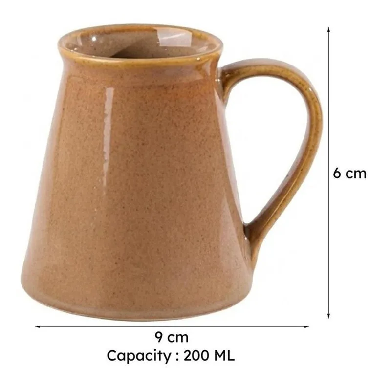 Carnella Ceramic Tea Cup (200 mL) media 6