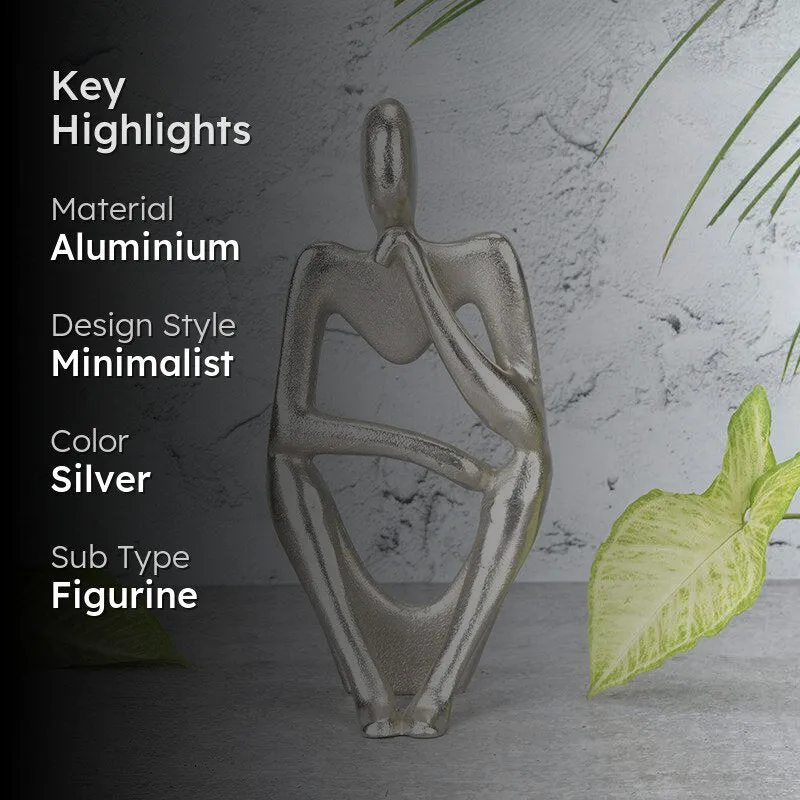 Muted Soul Aluminium Showpiece - Silver media 2