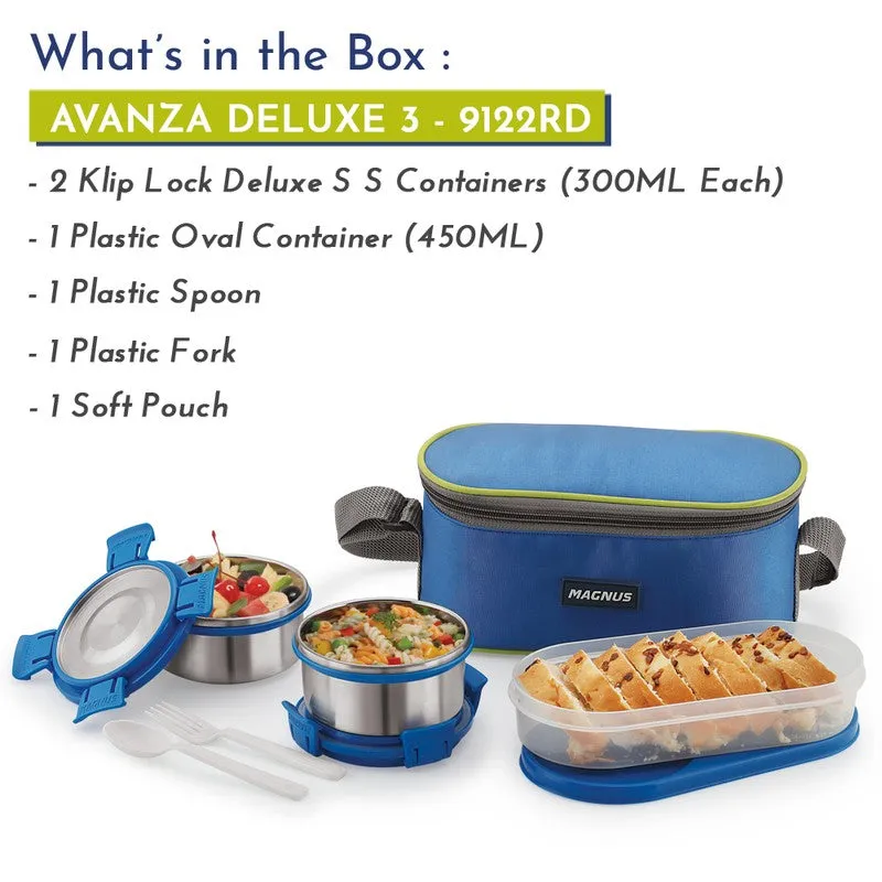 Zynaro Flow Lunch Box with Lunch Bag - Four Piece Set media 5