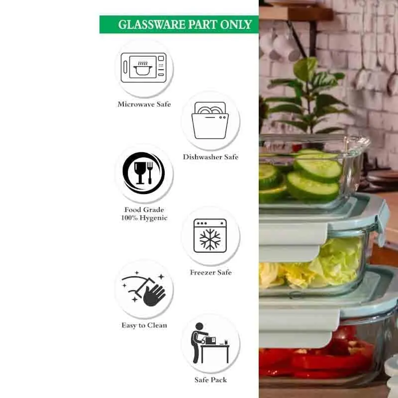 Go to Bites Lunch Box (250/450/700 ml) - Set of Three media 5