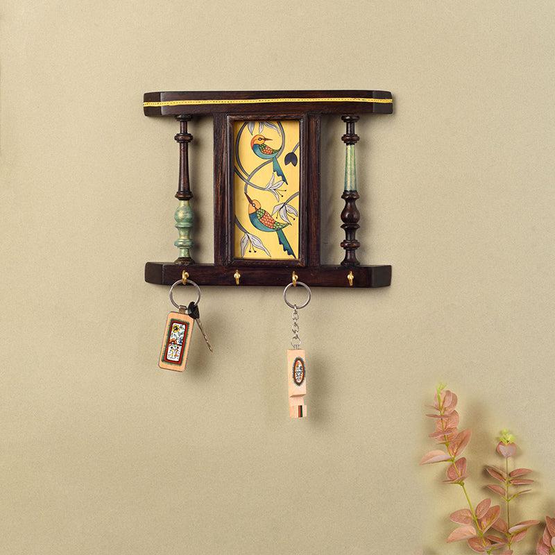 Parjanya Wood Key Holder