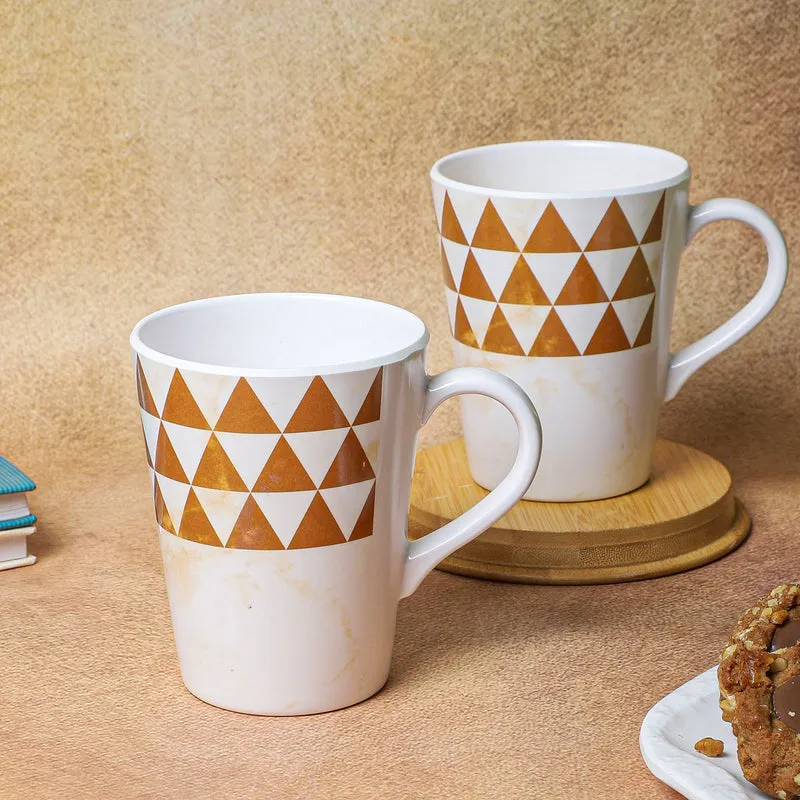 Mivano Melamine Coffee Mug (400 mL Each/Brown) - Set of Two media 3