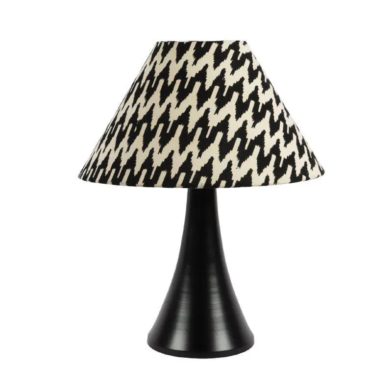 Chevronic Bowie Fabric Table Lamp - Black,White media 4