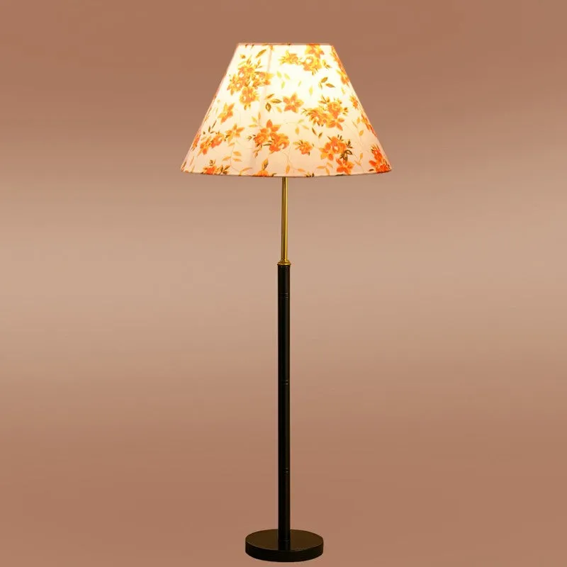 Golden Ray Wooden Floor Lamp - Orange media 5
