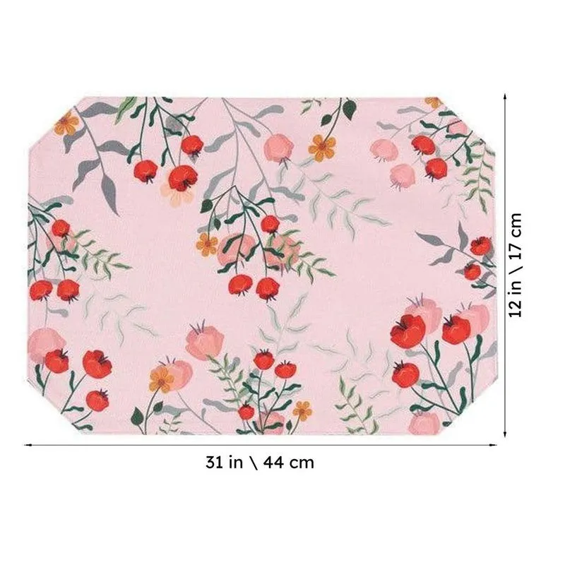 Floral Ecstasy Canvas Placemat - Set Of Two media 7