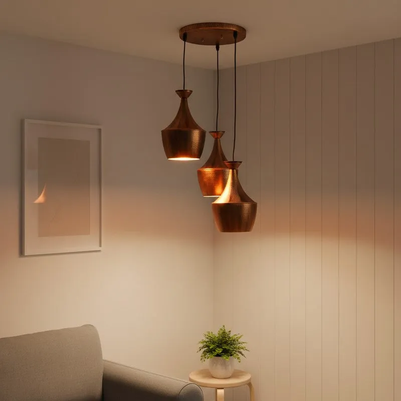 Cluster Glow Iron Ceiling Lamp media 1