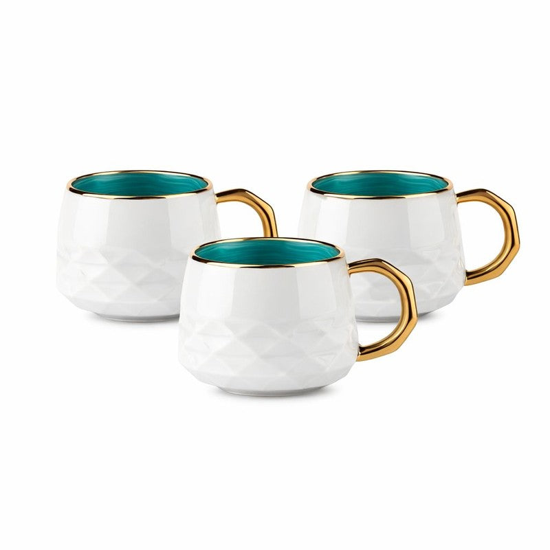 LuxeSip Porcelain Tea Cup (200 mL Each) - Set Of Six media 10