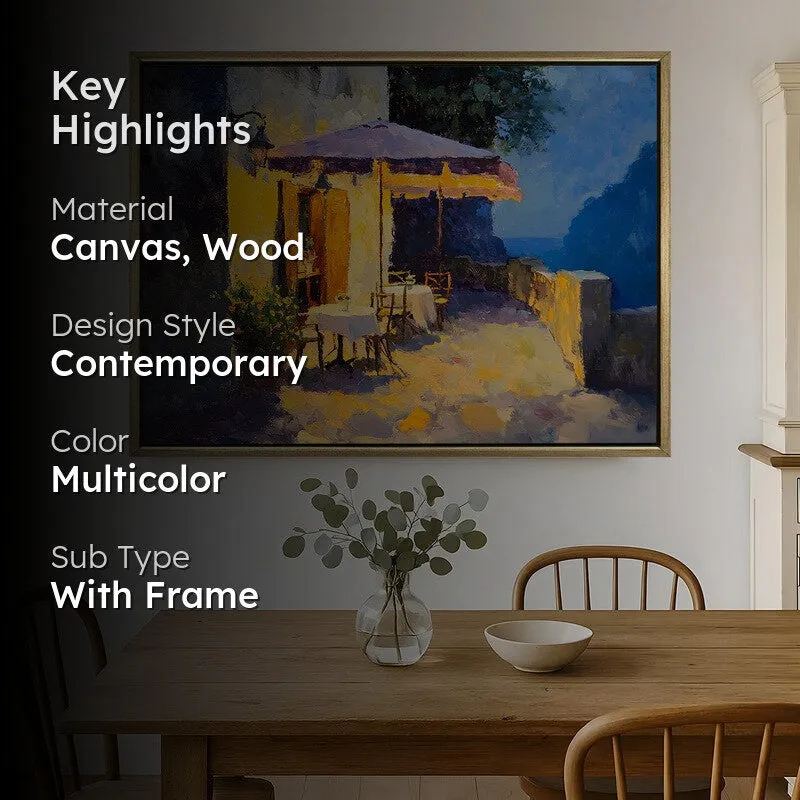 Zephyr Canvas Wall Painting With Frame media 2