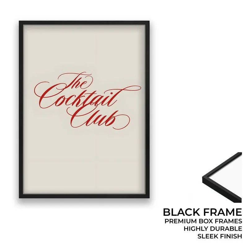 Sip Script Archival Canvas Wall Art - Black media 8