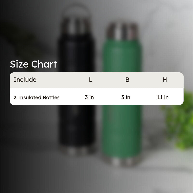 Velno Hot & Cold Thermos Water Bottle (Green & Black, 750 mL Each) - Set Of Two media 6