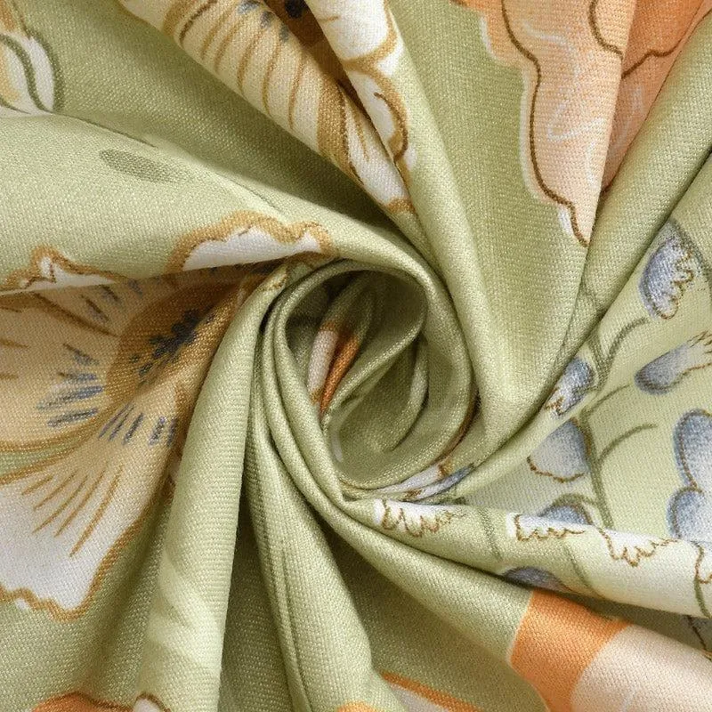 Nyla Floral Microfiber Bedsheet Old - 130 GSM media 5