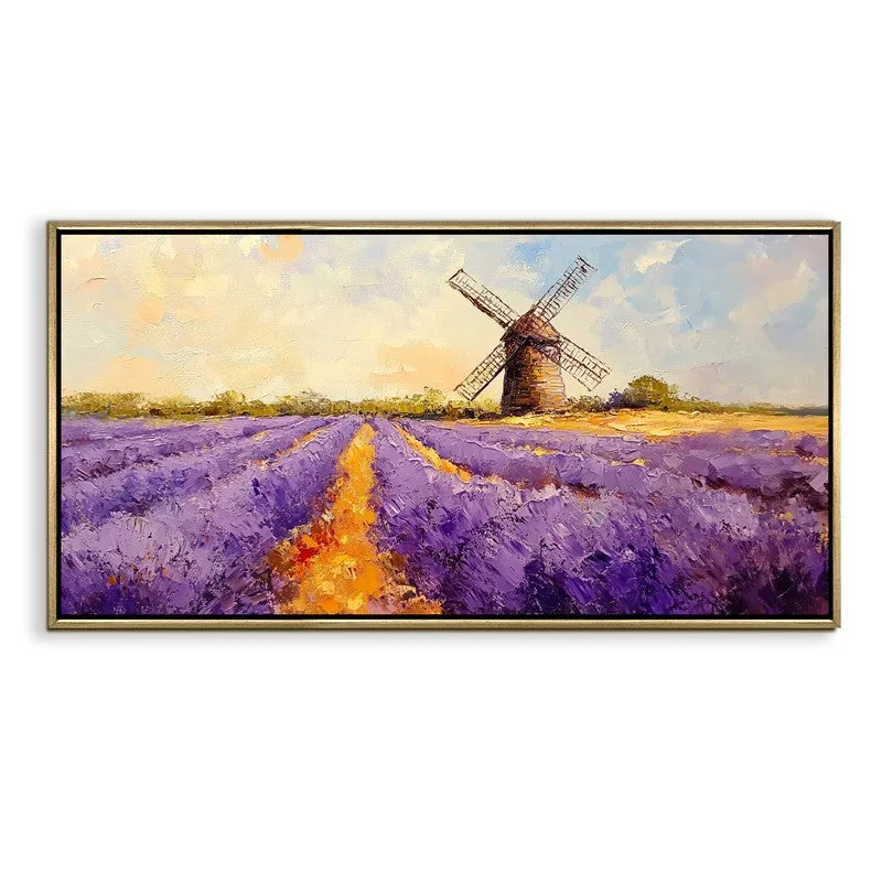 Pastoral Harmony Canvas Wall Painting With Frame media 3