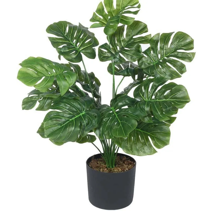 Leafscape Artificial Plant With Black Fiber Pot - 3 Feet media 4