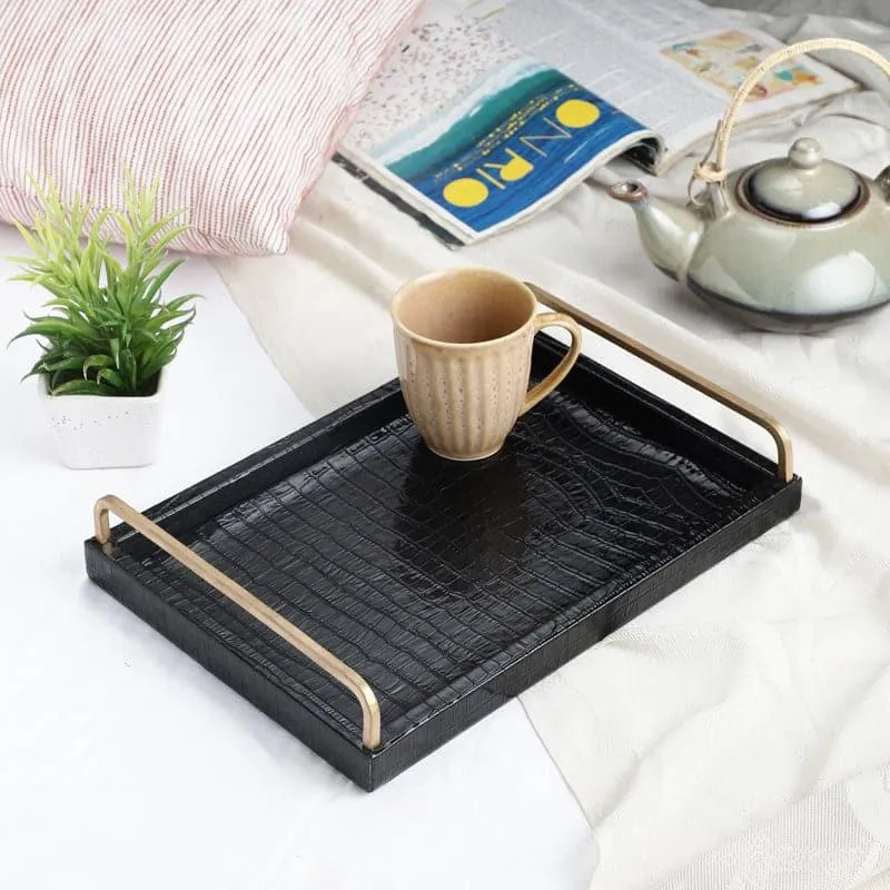 Chiva Faux Leather Tray media 3