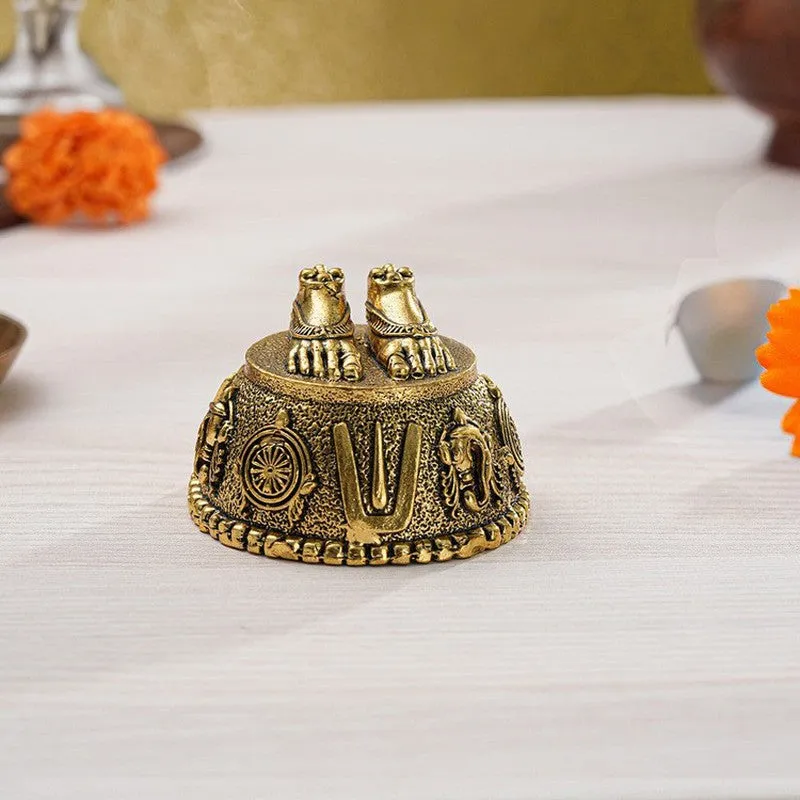 Lord Balaji Divya Brass Paduka media 3