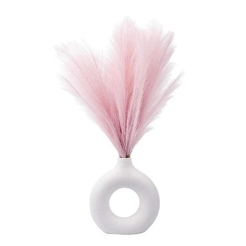 Artificial Feathery Pampas Grass (Soft Pink) - Set Of Four media 7