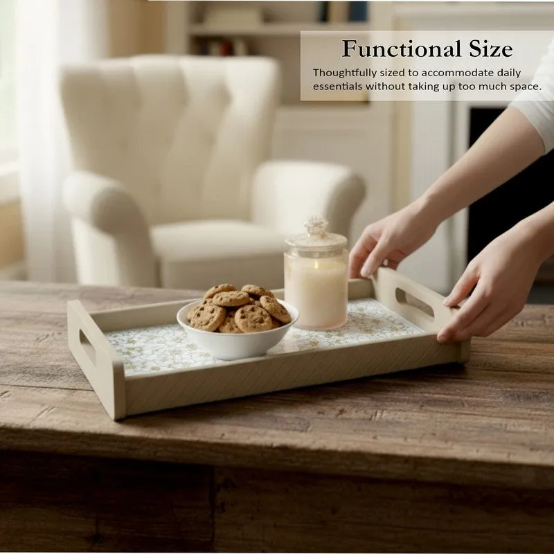 GraceGrain Serving Tray with 4 Coasters - Five Piece Set media 6