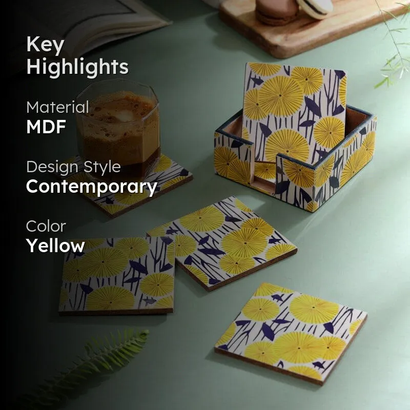 Sunshine Flow Coaster - Set Of Six media 2