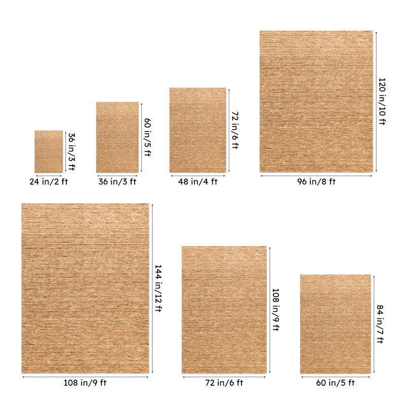 Leyla Hand Woven Wool Rug - Rust media 13