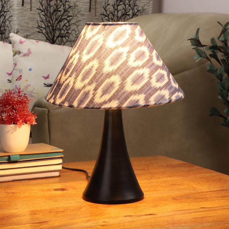 Lois Bowie Fabric Table Lamp - Blue,White