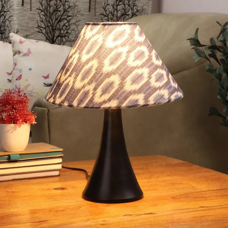 Lois Bowie Fabric Table Lamp - Blue,White media 1