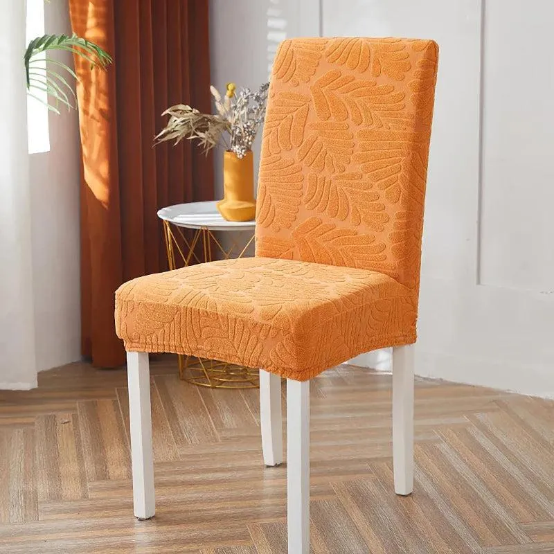 Orange Foliage Chair Cover media 1