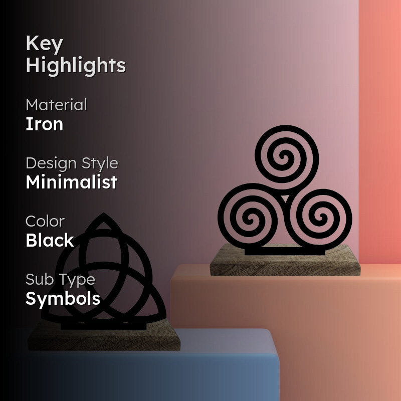 Eternal Knots and Spirals Showpiece - Set Of Two media 2
