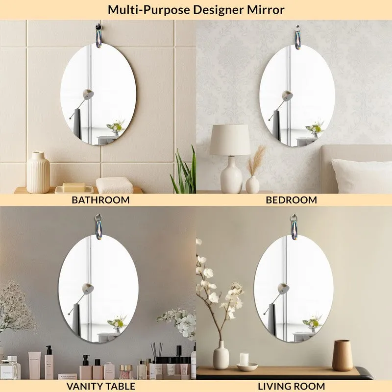 Sleek Reflect Frameless Wall Mirror media 7