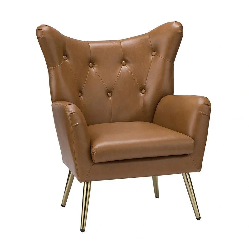 Urban Neem Wood Lounge Chair - Tan media 3