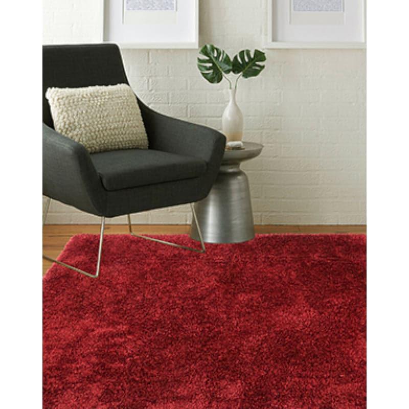 Table Tufted Woven Whisper Rug - Brick Red media 3