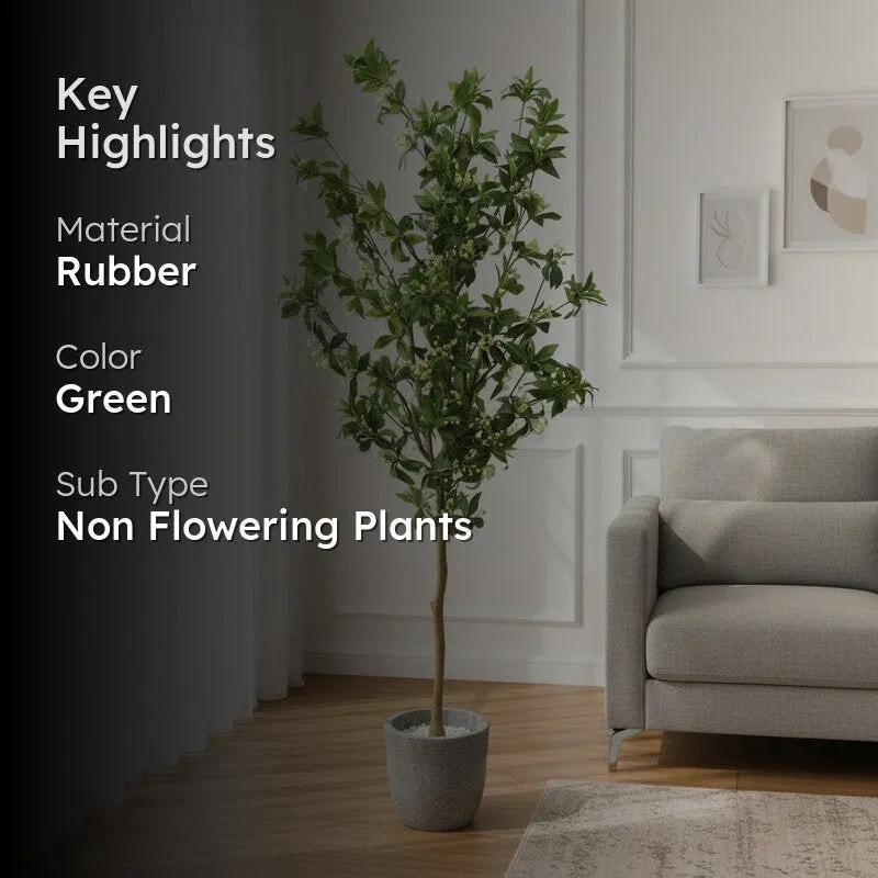Naturique Artificial Nannyberrry Plant - 6.9 Feet media 2