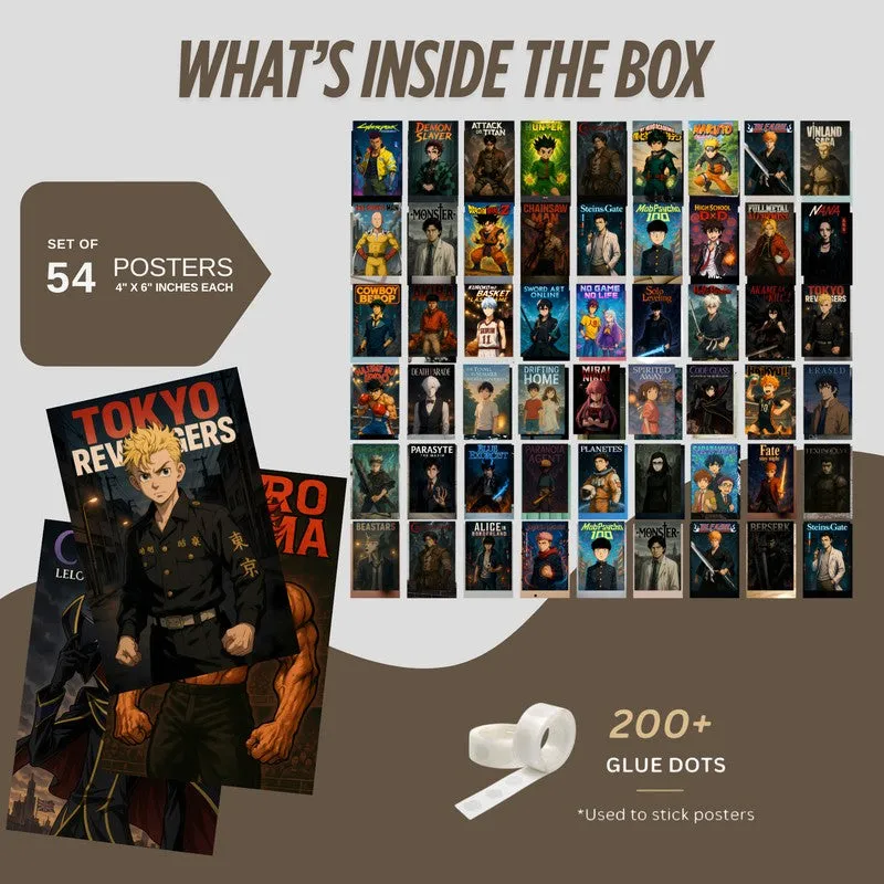 Visuale Wall Poster Without Frame - Set of Fifty Four media 5