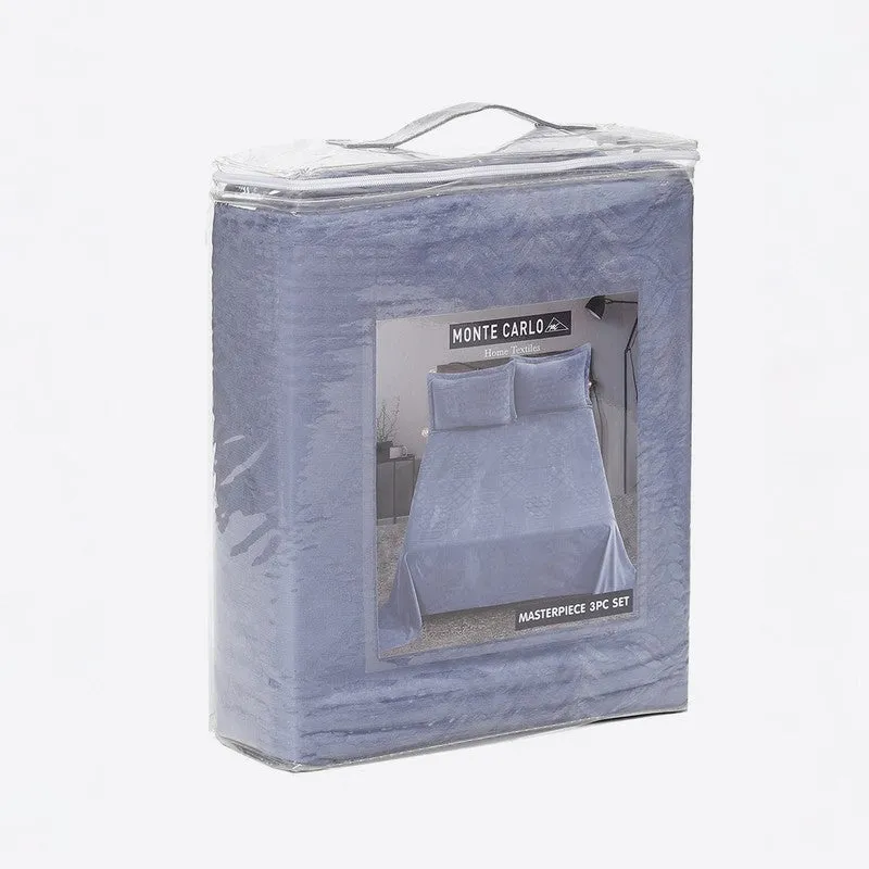 Monte Carlo Color Drift Bedsheet (Lavendor) - 280 GSM media 6