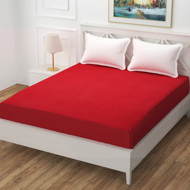 Cloud Guard Mattress Protector - Maroon media 1