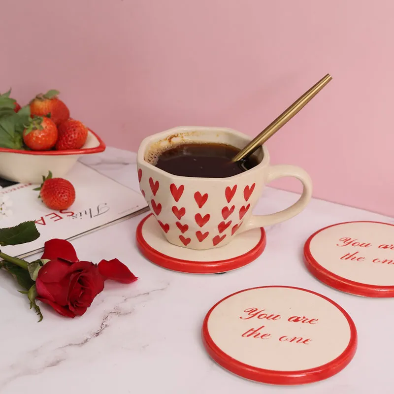 You're The One Ceramic Coaster media 3