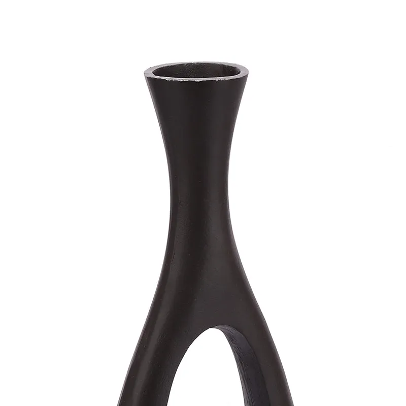 Azra Aluminium Vase - Black media 4
