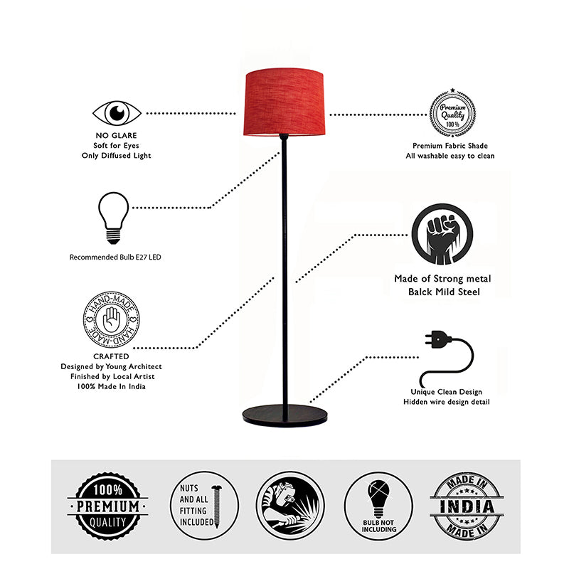 Cometa Floor Lamp - Red media 4