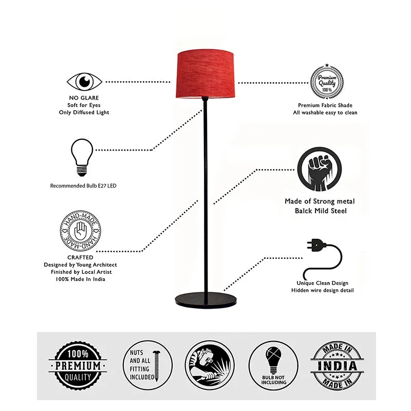 Cometa Floor Lamp - Red media 4