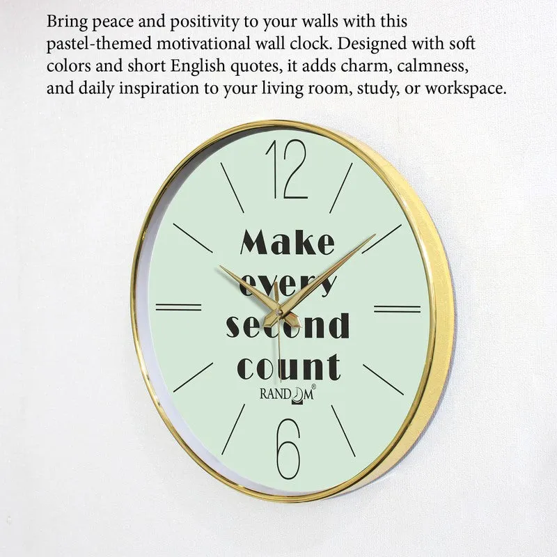 Moment Value Round Analog Wall Clock - Green media 6