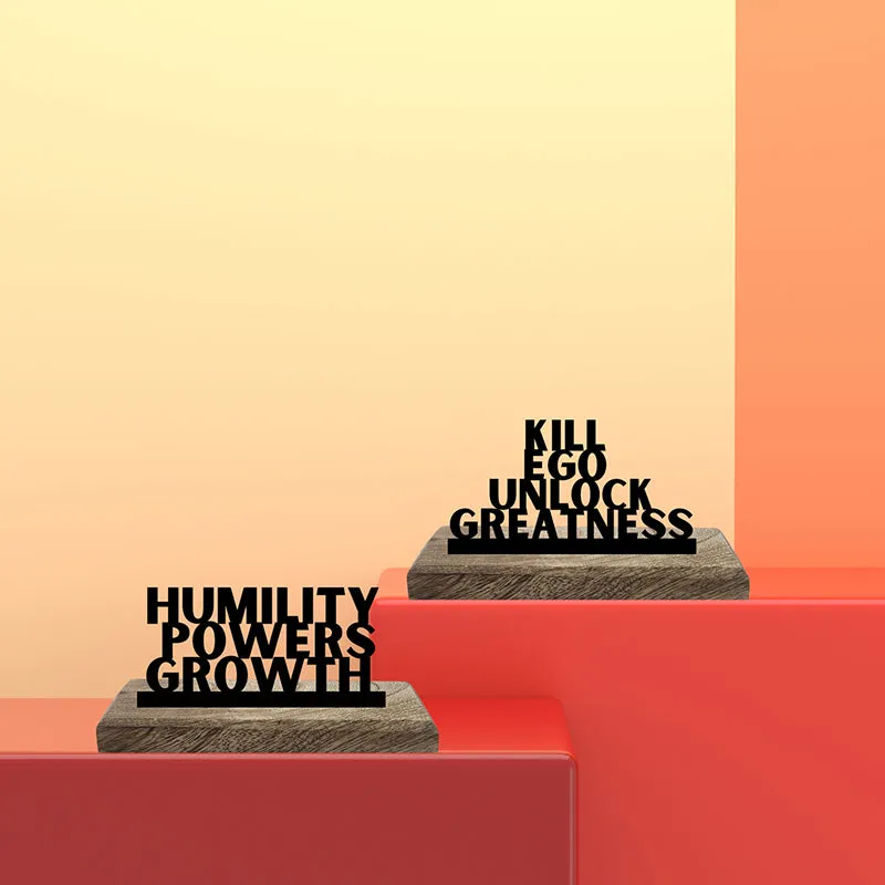 Humility & Growth Showpiece - Set Of Two media 1