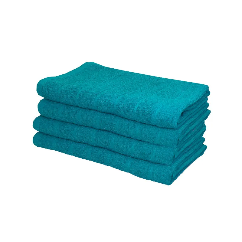Sarda Bath Towel (Dark Blue) - Set Of Four media 5
