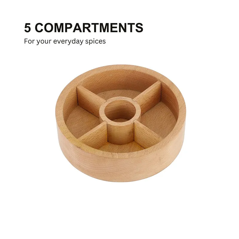 Aneira Wood Masala Box media 7