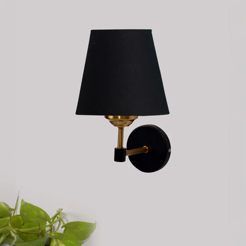 Aquilon Steel & Cotton Wall Lamp - Black media 3