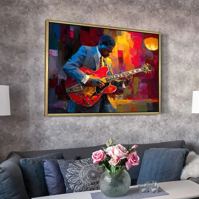 Soul Strings Canvas Wall Painting With Frame media 6