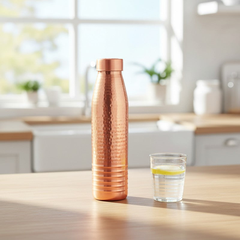 WellSpring Brown Brass Bottle - 1000 mL