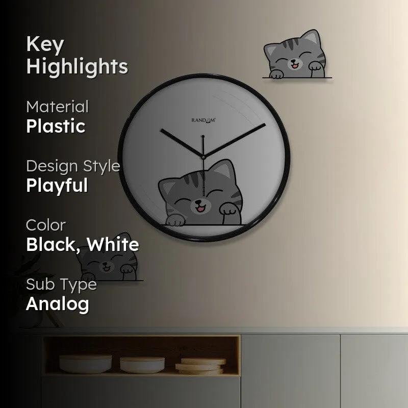 Luna Paws Wall Clock media 2