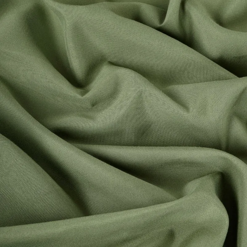 Cloud Drift Fitted Microfiber Bedsheet (Dark Green) - 140 GSM media 5